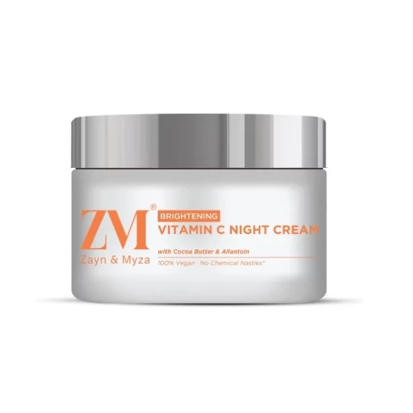 ZM Zayn & Myza Zm Vitamin C Night Cream | Brightening Cream For Rejuvenated & Glowing Skin | Fades Dark Spots | For All Skin Types | Sls & Paraben Free - 50Gm, Herbkart8t761KWFcOhzoL.webp, Herbkart8t761KWFcOhzoL