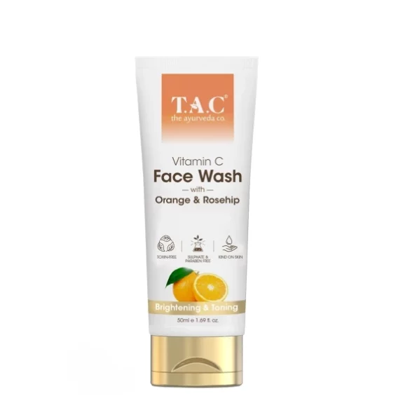 TAC - The Ayurveda Co. Vitamin C Face Wash - 50Ml, Herbkart8t751oupxKagYL.webp,