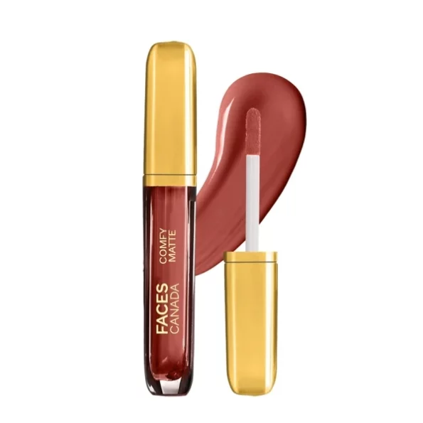 FACES CANADA Comfy Matte Liquid Lipstick - Lowkey Charm 30, 3.8 ml, Herbkart8t761ifzEf1cVL.webp, Herbkart8t761ifzEf1cVL