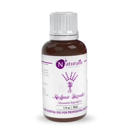 Naturalis Essence of Nature High Altitude Premium Kashmir Lavender Essential Oil for Hair, Skin, Face, Calming Bath or Massage for Restful Sleep - 30ml