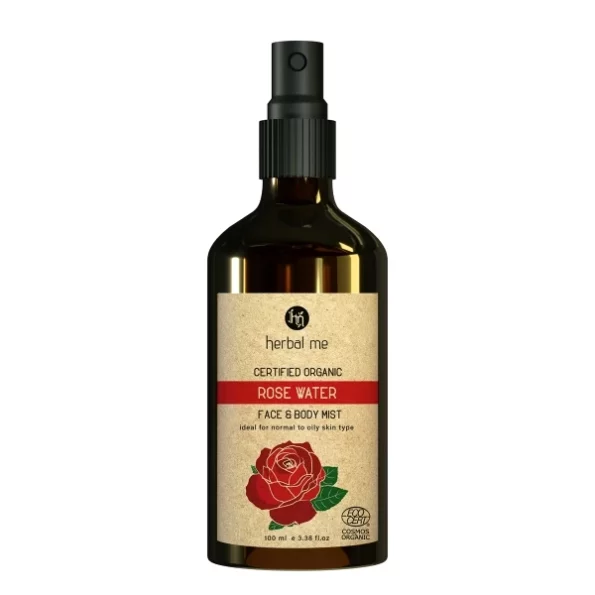 HM Herbal Me Pure Organic Rose Water/Skin Toner (Gulab Jal), 100ml, Herbkart8t771Y8MZ858JL.webp, Herbkart8t771Y8MZ858JL