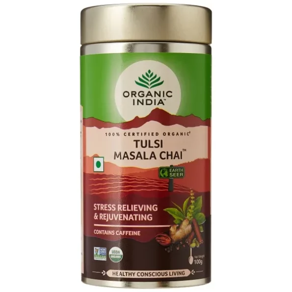 Organic India Tulsi Assam Masala Chai Powder, 100 Gm Tin, Herbkart8t781ZGWRFdUJL.webp, Herbkart8t781ZGWRFdUJL