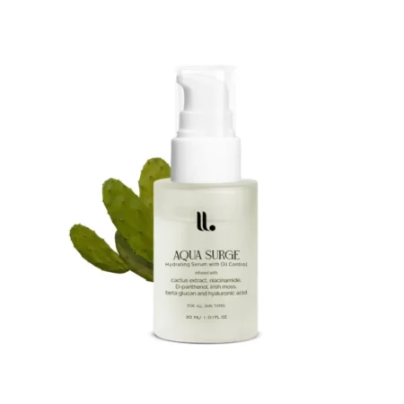 TONE & TINT Aqua Surge Hydrating Serum with Oil Control 30ml | Infused with Niacinamide, Beta Glucan, Hyaluronic Acid & Cactus Extract | For Dull & Acne Prone Skin | Pigmentation & Dark Spots Removal