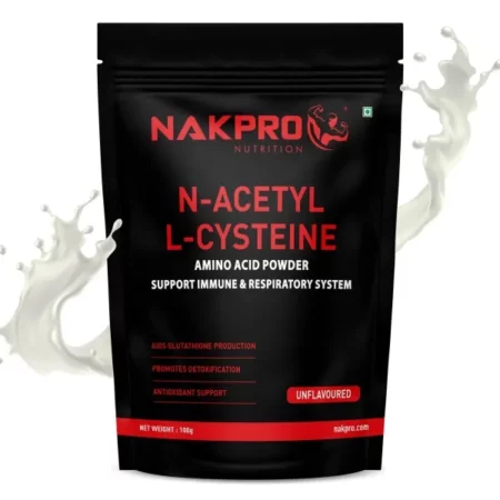 Nakpro N-Acetyl-L-Cysteine Powder, 600Mg (Unflavored, 100G)