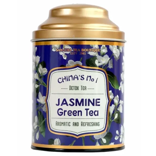 SAN-CHA Tea Boutique Jasmine Green Tea (100Cups+) available on Herbkart