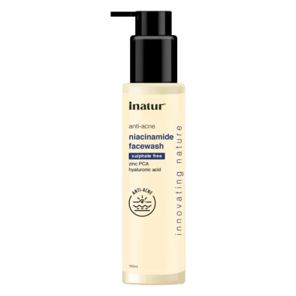 inatur Niacinamide Face Wash with Zinc PCA, 100ml available on Herbkart