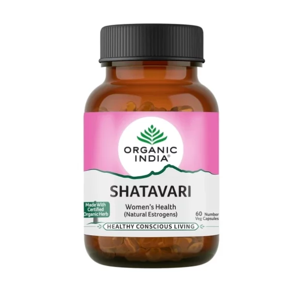 Organic India Shatavari - 60 Capsules available on Herbkart