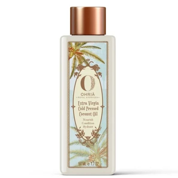 Ohria Ayurveda Extra Virgin Cold Pressed Coconut Hair/Body Oil, 100 ml, Herbkart8t761gZTUbOGnL.webp, Herbkart8t761gZTUbOGnL