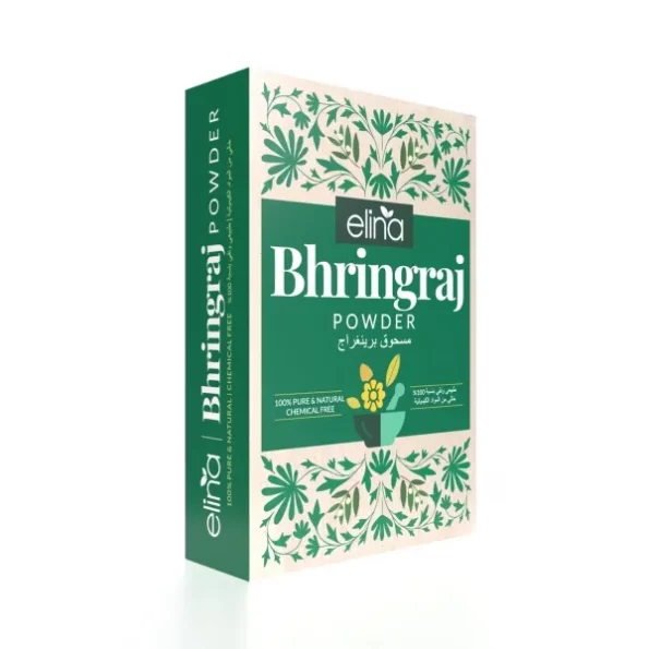 Elina Bhringraj Powder | 100% Pure and Natural | Bhringraj Powder for Hair | Natural Hair Conditioner| Eclipta Alba | 100 Grams, Herbkart8t771MA0irp5VL.webp, Herbkart8t771MA0irp5VL
