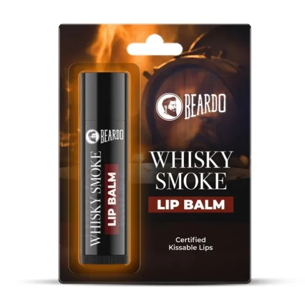 Beardo Whisky Smoke Lip Balm for Men, 4g| Moisturizes & Soothes Dry, Cracked & Chapped Lips | Enriched with Vitamin E, Shea Butter & Coffee | Non Glossy | Non Tinted Lip Balm for Dark Lips | Lip Balm for Men, Herbkart8t771LAmx8AEHL.webp,