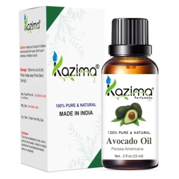 KAZIMA Avocado Cold Pressed Carrier Oil (15ml) available on Herbkart