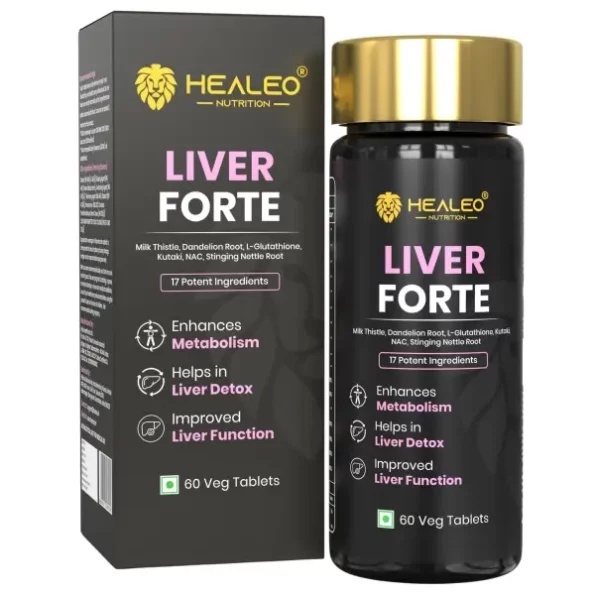 Healeo Liver Forte 2500mg, 17-in-1 Milk Thistle Liver Detox Supplement - 60 Veg Tablets, Herbkart8t771ZweFxLoeL.webp,