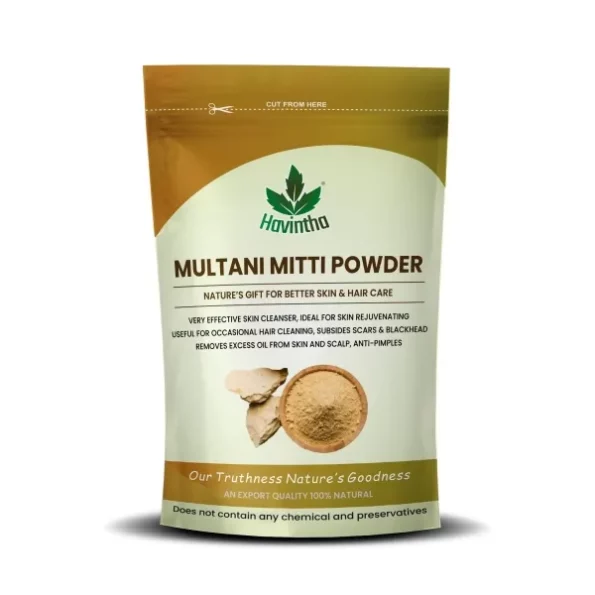 Havintha Natural Multani Mitti Powder for Face, Lightens & Brightens Skin, Each 227g available on Herbkart