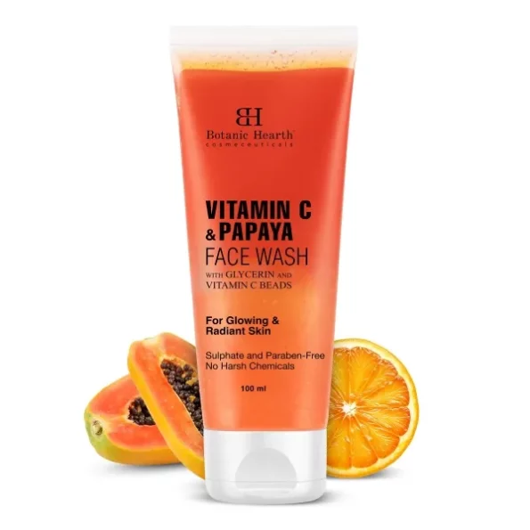 Botanic Hearth Vitamin C & Papaya Cleanser Face Wash, 100ml, Herbkart8t771PQDTHsDwL.webp, Herbkart8t771PQDTHsDwL