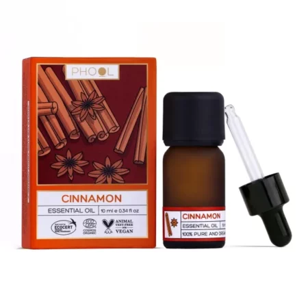 PHOOL LUXURY INCENSE Cinnamon Essential Oil -10Ml | 100% Pure Natural & Organic | For Aromatherapy & Personal Care I Eo - Cinnamon