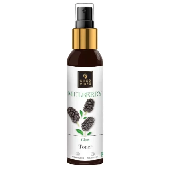 Good Vibes Mulberry Glow Toner 120 ml, Hydrating Soothing Light Weight Nourishing Moisturizing Face Toner for All Skin Types, Natural, No Alcohol, Parabens & Sulphates, No Animal Testing, Herbkart8t751w5oDHTKSL.webp, Herbkart8t751w5oDHTKSL