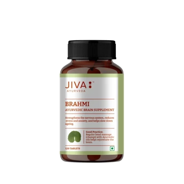 Jiva Brahmi Tablets 500Mg 120 Tablets available on Herbkart