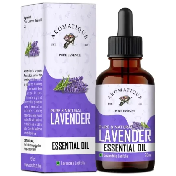 Aromatique Lavender Essential Oil, 30 ml, Herbkart8t781dWT3VBxYL.webp,