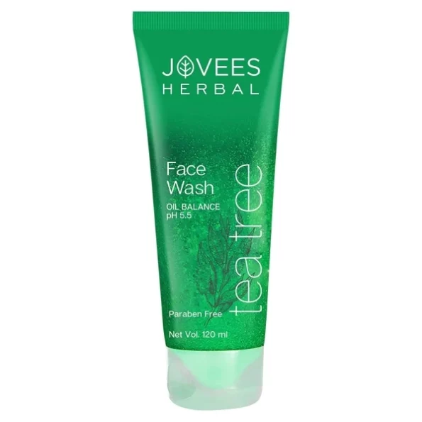 Jovees Herbal Tea Tree Oil Control Face Wash For Oily and Sensitive Skin 120 ML, Herbkart8t761lNUx-PiwL.webp, Herbkart8t761lNUx PiwL