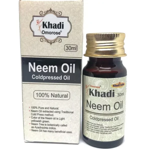 Khadi Omorose Pure Neem Oil Coldpressed Carrier Oil, 30 ml, Herbkart8t791EgZvAjvjL.webp, Herbkart8t791EgZvAjvjL