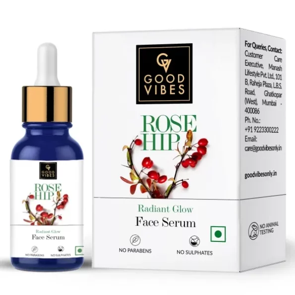 Good Vibes Rose Hip Radiant Glow Face Serum, 10 ml, Herbkart8t771JsO5RDDoL.webp, Herbkart8t771JsO5RDDoL