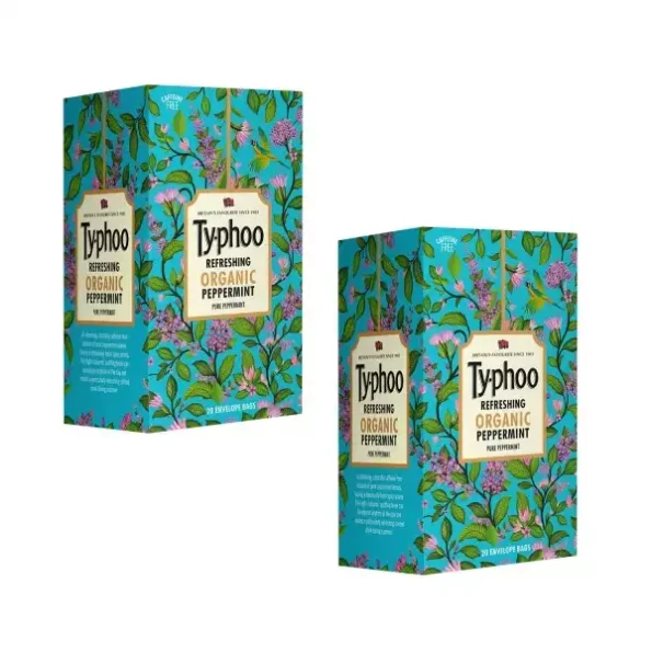 Typhoo Refreshing Organic Peppermint Tea with Pure Peppermint (Pack of 2), Herbkart8t781M-NaKbKQL.webp, Herbkart8t781M NaKbKQL