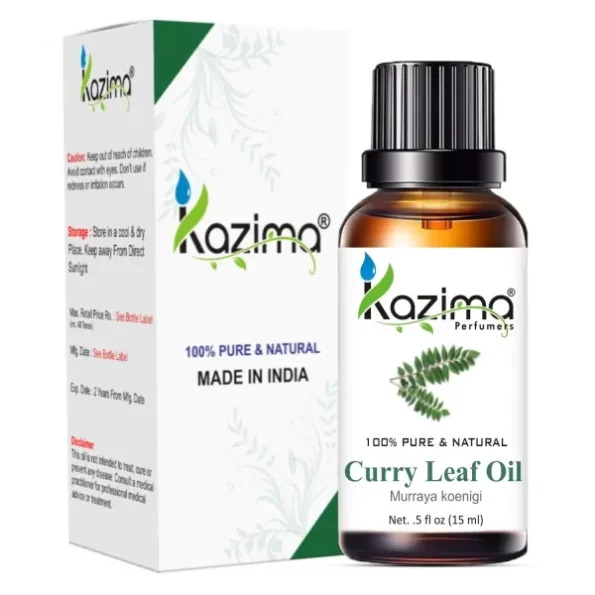 KAZIMA Curry Leaf Essential Oil, 15 ml available on Herbkart