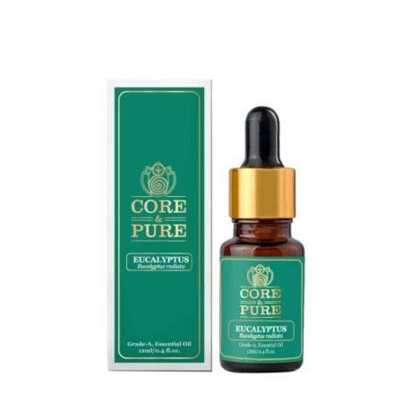 CORE & PURE Eucalyptus 12 ML Grade-A, Essential Oil- Helps in Refreshing & Uplifting