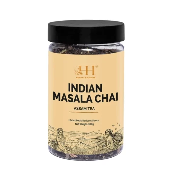 HEALTHY & HYGIENE 100% Natural Authentic Masala Chai, 125 Cups, 100 Gram, Herbkart8t761r2KHc2hcL.webp, Herbkart8t761r2KHc2hcL