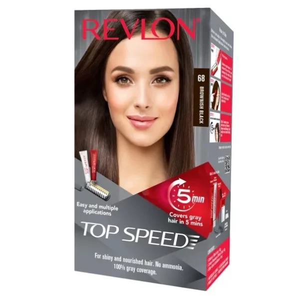 Revlon Top Speed Hair color Women, Brownish Black 68, Herbkart8t771iH20VWAHTL.webp, Herbkart8t771iH20VWAHTL