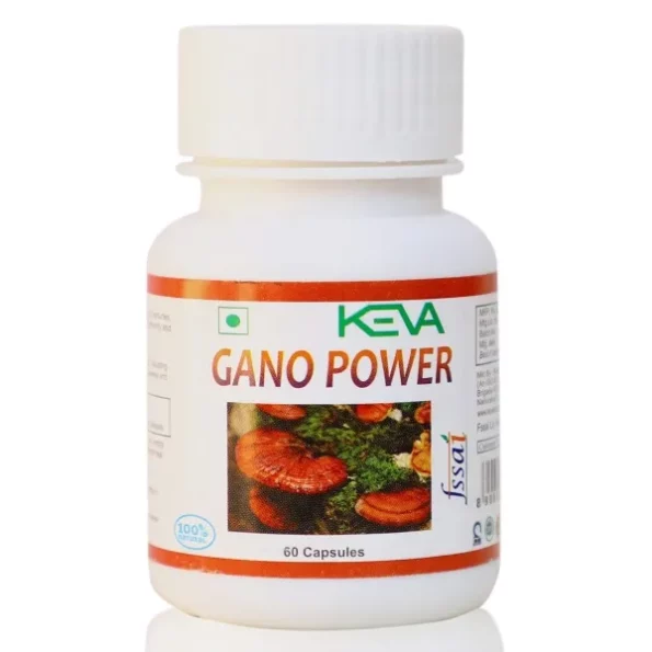 Keva Gano Power - Enriched with Powerful and Very Effective Herbal Ingredients (60 Capsules), Herbkart8t781unnwwxsEL.webp,