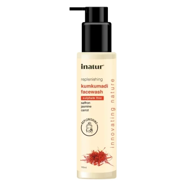 inatur Kumkumadi Face wash 100ml available on Herbkart