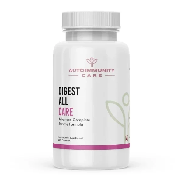 Autoimmunity care Digest All Care Advanced All-in-1 Digestive Enzymes 30 Capsules available on Herbkart