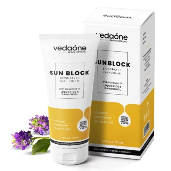 VedaoneSPF 50 PA+++, 50 GM available on Herbkart