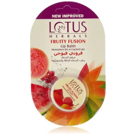 Lotus Herbals Lip Balm - Fruity Fusion | For Dry & Cracked Lips | 5g