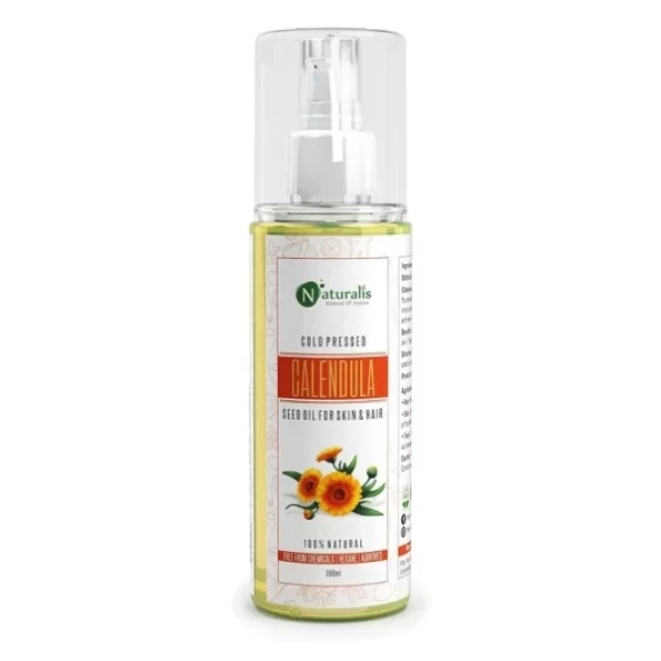 Naturalis Essence Of Nature Calendula Carrier Oil For Skin Care & Hair Care, 200 Ml, Herbkart8t741Ob4P3z3gL.webp, Herbkart8t741Ob4P3z3gL