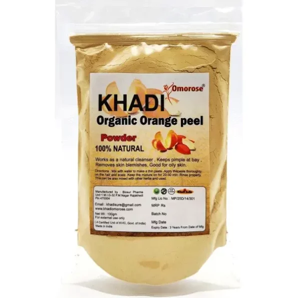 Khadi Omorose Orange Peel Powder For Natural Cleanser (100 Gms), Herbkart8t781RTPa4dI3L.webp, Herbkart8t781RTPa4dI3L