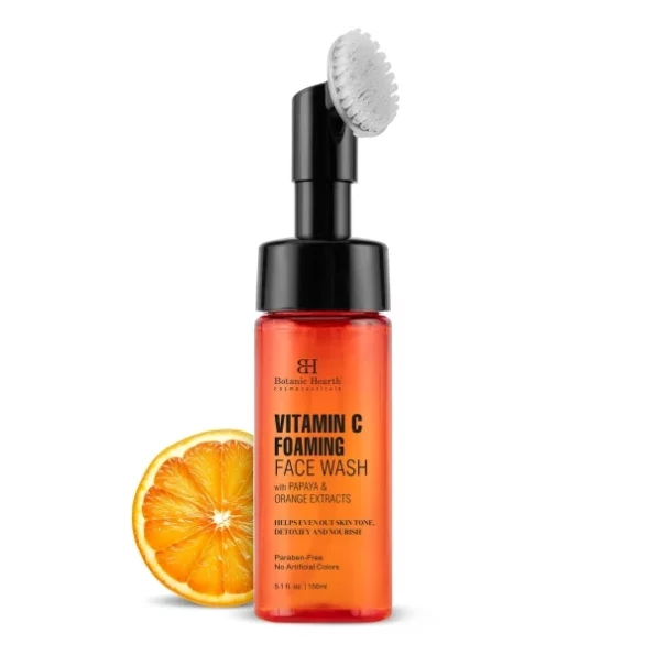 Botanic Hearth Brightening Vitamin C Foaming Face Wash with Papaya & Orange Extracts, 150ml, Herbkart8t761iuEC3pc5L.webp, Herbkart8t761iuEC3pc5L