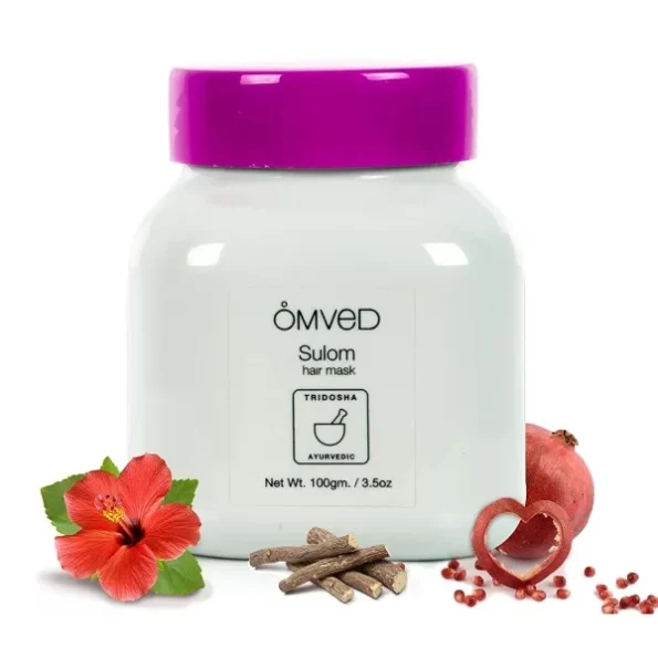 Omved Ayurvedic Sulom Hair Mask for anti-dandruff scalp, 100g, Herbkart8t761igcUpyexL.webp,