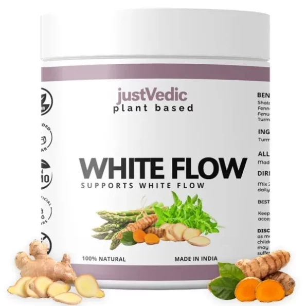 Just Vedic White Flow Drink Mix (200 Grams), Herbkart8t7515Csv20iHcL.webp, Herbkart8t7515Csv20iHcL