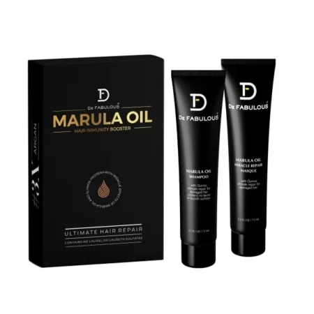 De Fabulous Marula Oil Shampoo & Masque 75ml - Travel Pack of 1 |All hair types | Scalp Health | Sulphate Free
