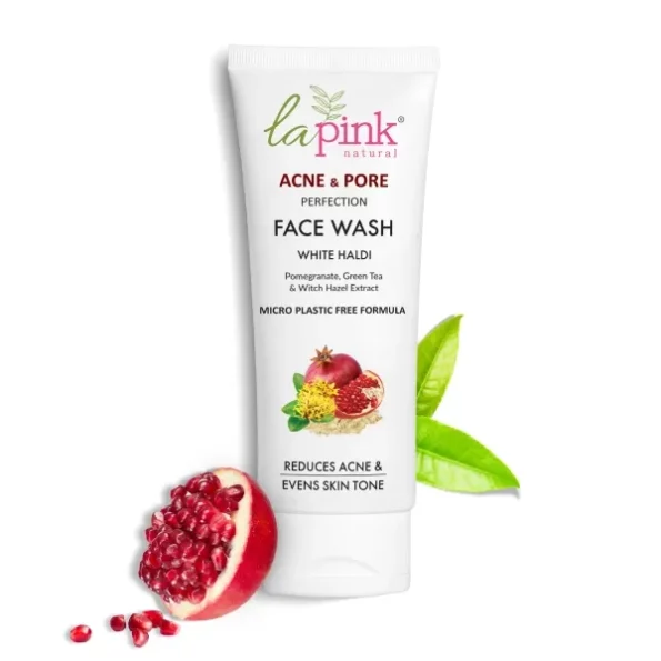 La Pink Acne & Pore Perfection Face Wash with White Haldi & Green Tea, 100ml, Herbkart8t771hVoSPB1gL.webp, Herbkart8t771hVoSPB1gL