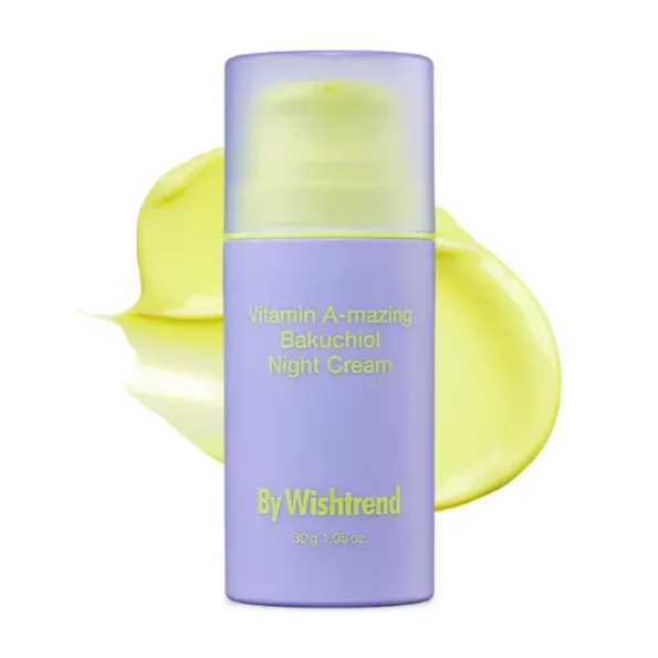 By Wishtrend Vitamin A-mazing Bakuchiol Night Cream, 30g available on Herbkart