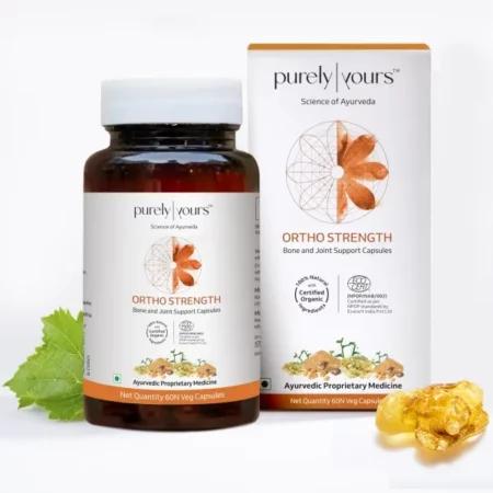 Purely Yours Ortho Strength | Bone and Joint Support Capsules | Strengthens Joints, Bones, and Muscles | Promotes Recovery | 60 Veg Capsules