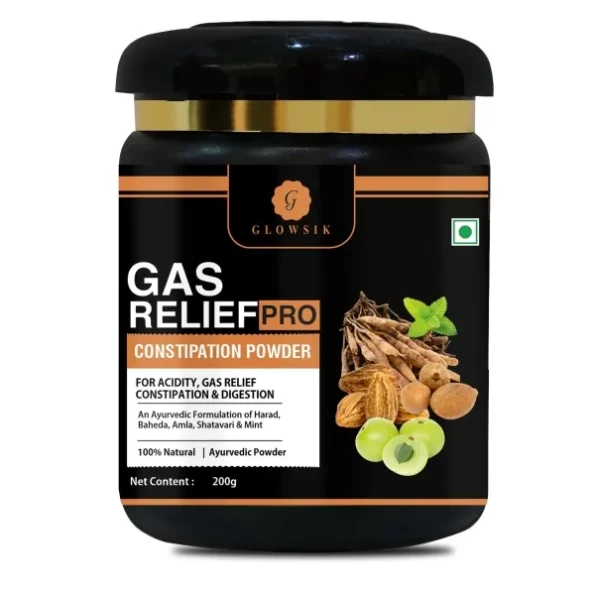 GLOWSIK Gas Relief Pro Powder for Gas Relief, Acidity Relief, 200g, Herbkart8t771ntgaxRHWL.webp,