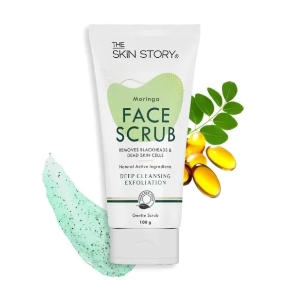 The Skin Story Moringa Face Gentle Scrub 100gm, Herbkart8t7613c-K5W89L.webp, Herbkart8t7613c K5W89L