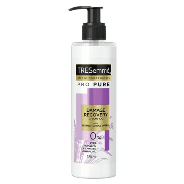 TRESemme Pro Pure Damage Recovery Shampoo, with Fermented Rice Water, Sulphate Free & Paraben Free, for Damaged Hair, 370 ml, Herbkart8t751-qYjb-Y20L.webp, Herbkart8t751 qYjb Y20L