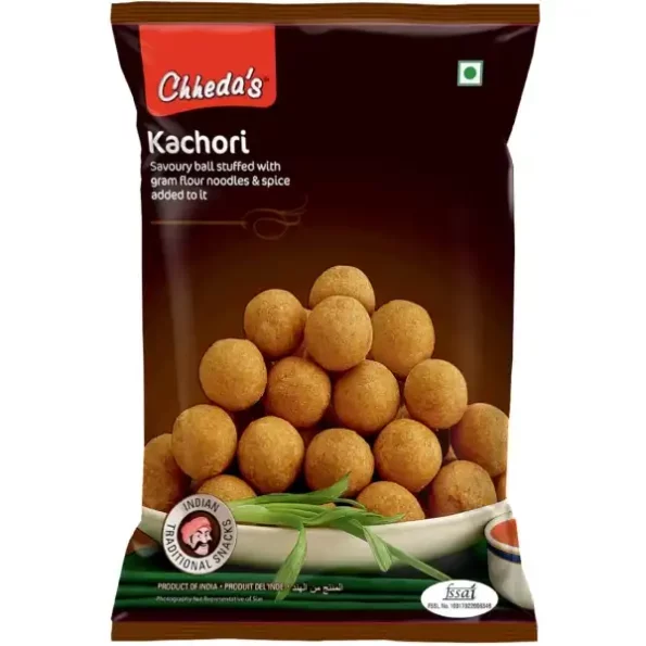 Chheda's - Kachori - Crispy Spicy Snack - with Spicy Mixture Filling - 350 Gm, Herbkart8t771XDFPX005L.webp, Herbkart8t771XDFPX005L