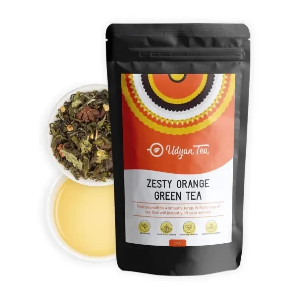 Udyan Tea Zesty Orange Green Tea - 100g, Herbkart8t761yMzzD4TwL.webp, Herbkart8t761yMzzD4TwL