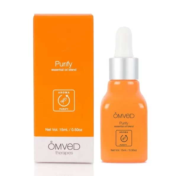 Omved Purify Essential Oil Blend of Frankincense, Holy Basil, Vetiver and Palmarosa, 15 ml, Herbkart8t751o5LKH2xlL.webp,